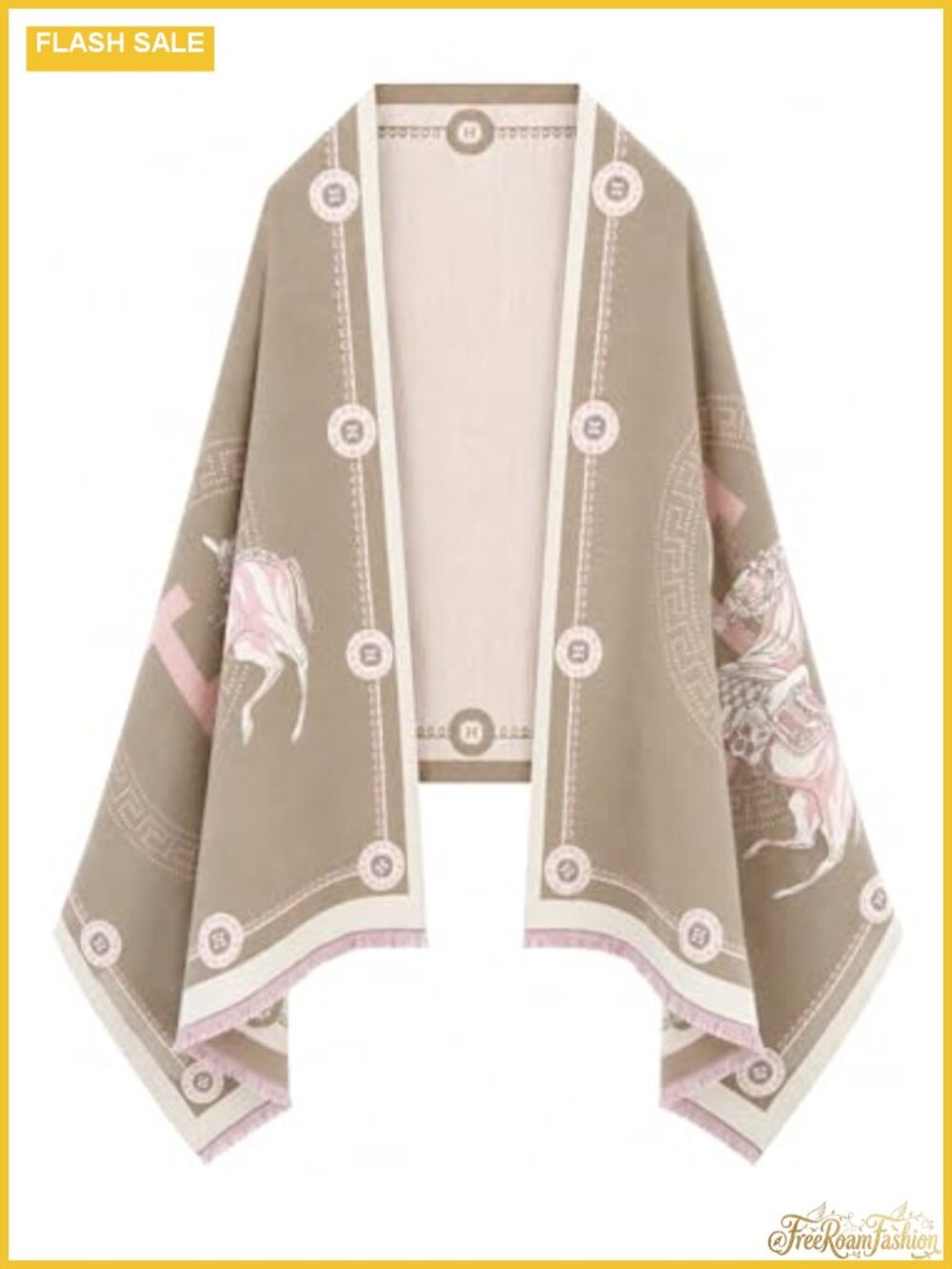 Reversible Pashmina Shawl Wrap Women 100% Acrylic Scarf